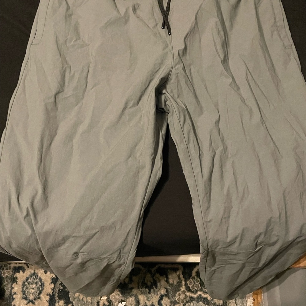 Gray H&M cargo joggers